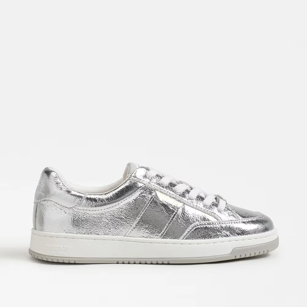 Vance Lace Up Sneaker Soft Silver