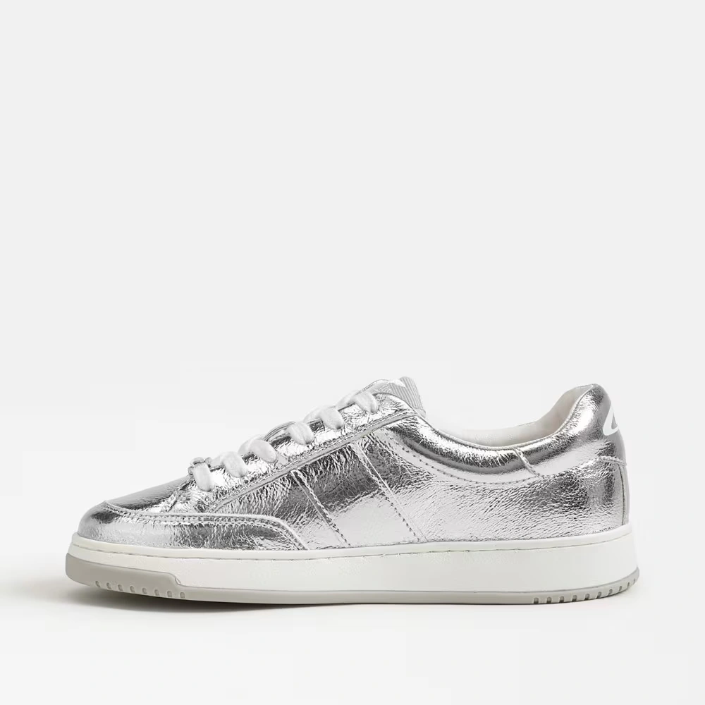 Vance Lace Up Sneaker Soft Silver