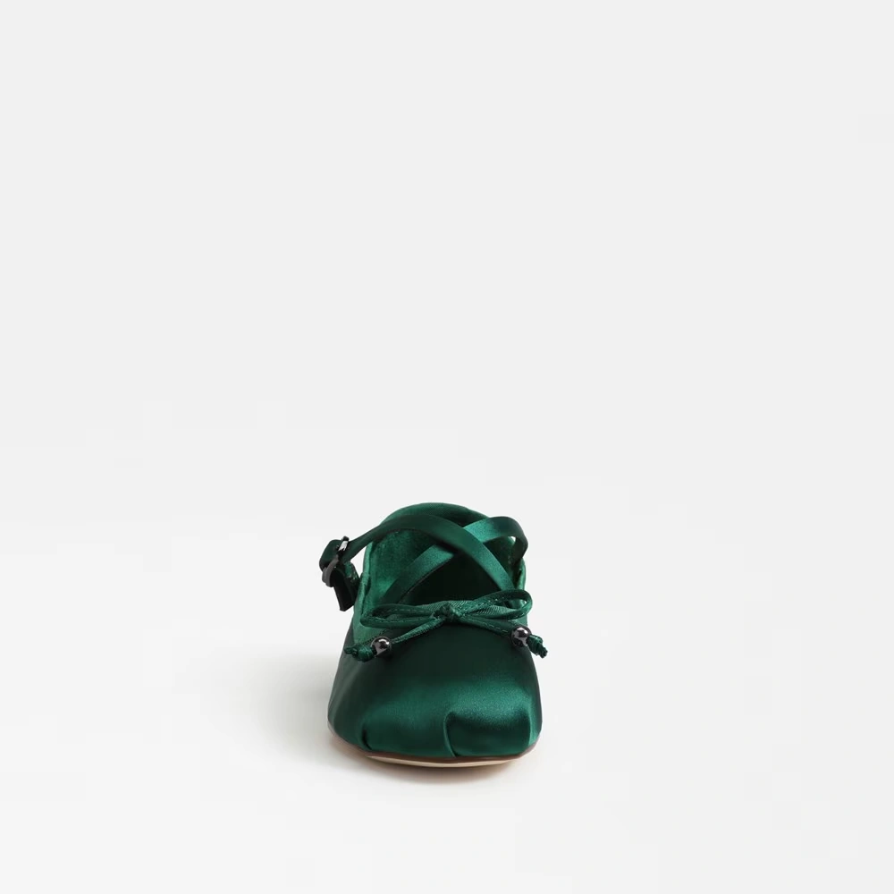 Zuri Strap Ballet Flat Emerald City