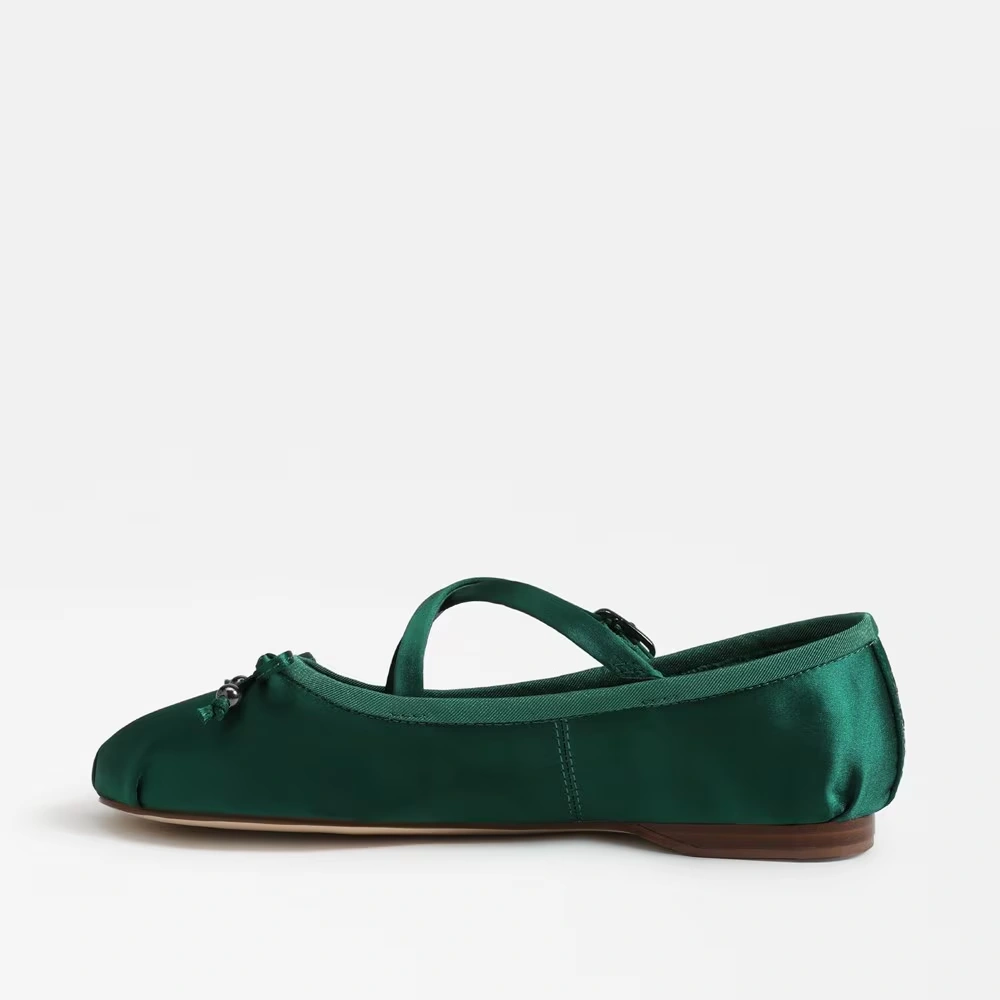 Zuri Strap Ballet Flat Emerald City