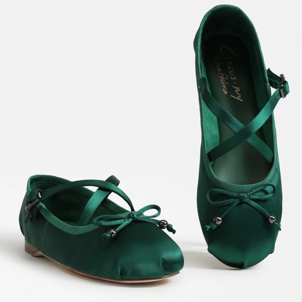 Zuri Strap Ballet Flat Emerald City