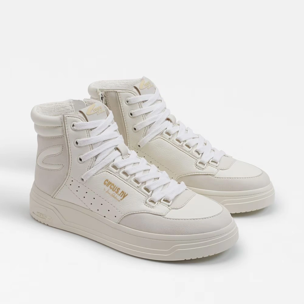 Irving High Top Sneaker White/Off White