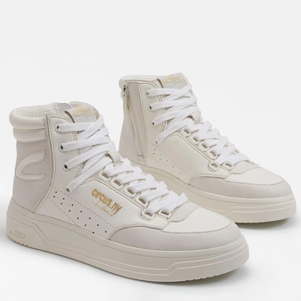 Irving High Top Sneaker White/Off White
