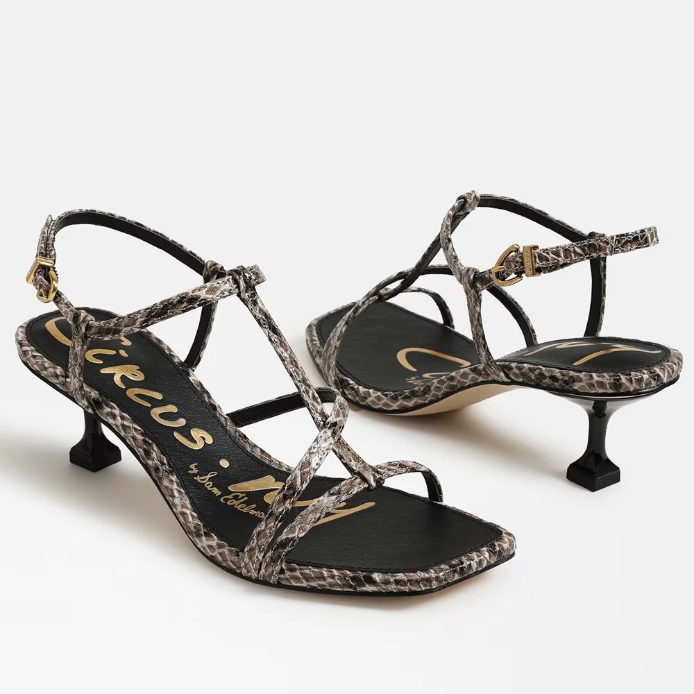 Jaida Kitten Heel Sandal Taupe Multi Faux Leather 7 Jaida Kitten Heel Sandal Taupe Multi Faux Leather