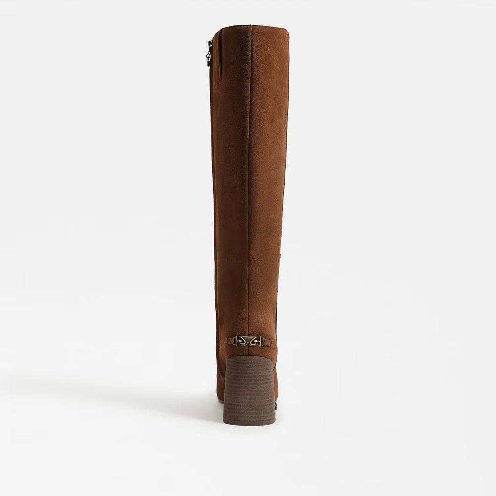 Billie Knee High Boot Maple Ginger Suede 5 Billie Knee High Boot Maple Ginger Suede