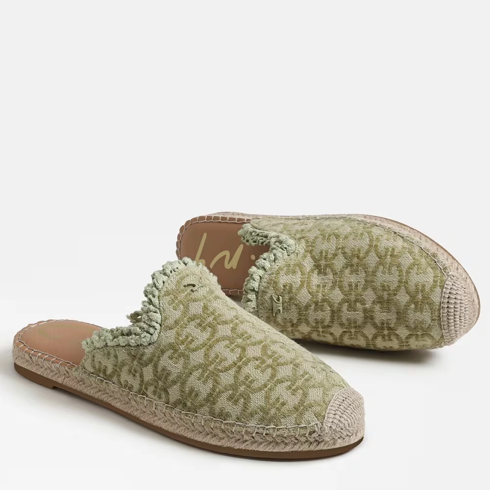 Mallory Espadrille Mule Green Fern Canvas 7 Mallory Espadrille Mule Green Fern Canvas