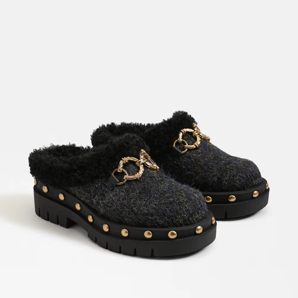 Annie Cozy Clog Black