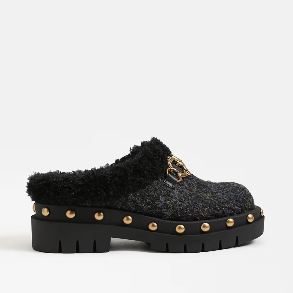 Annie Cozy Clog Black