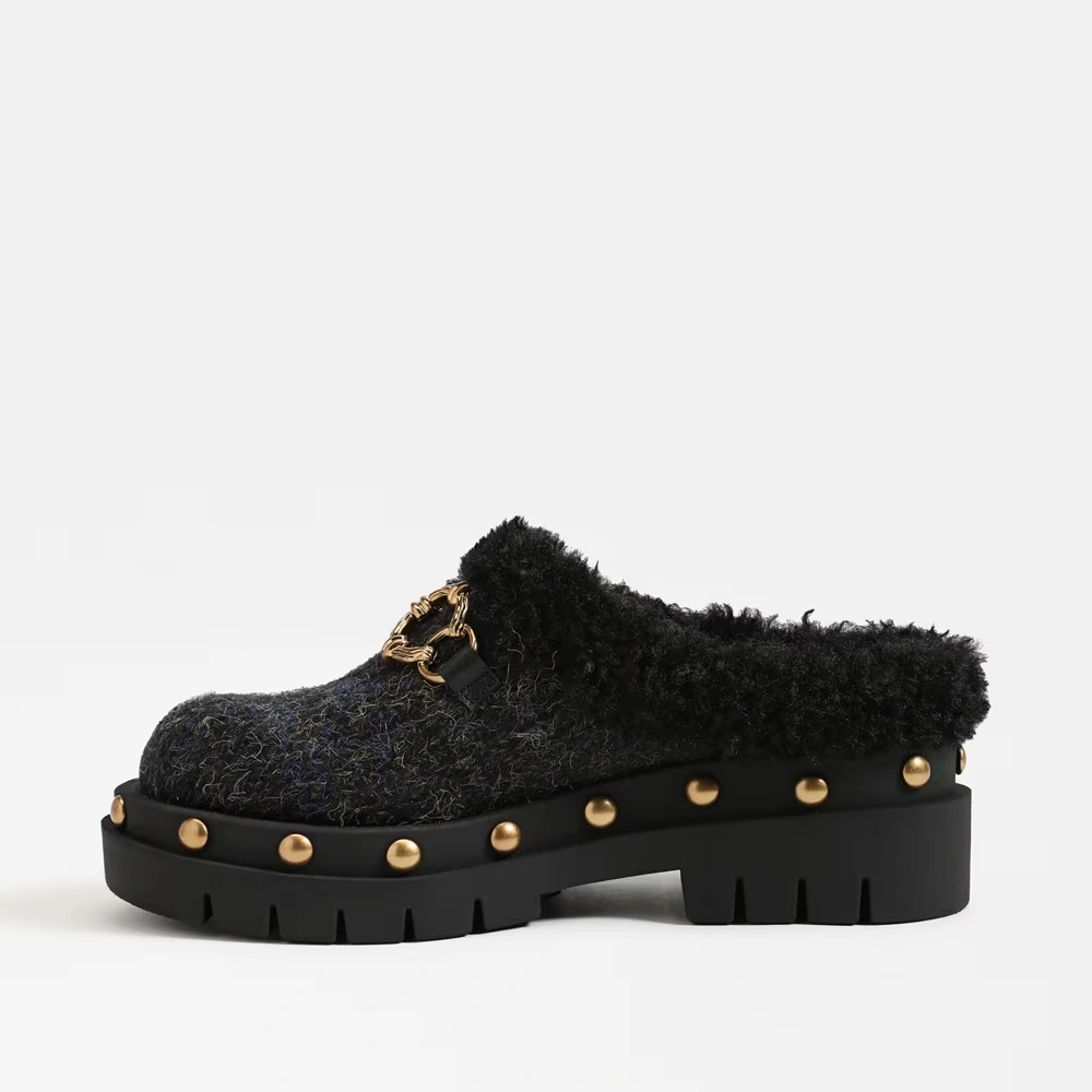 Annie Cozy Clog Black 4 Annie Cozy Clog Black