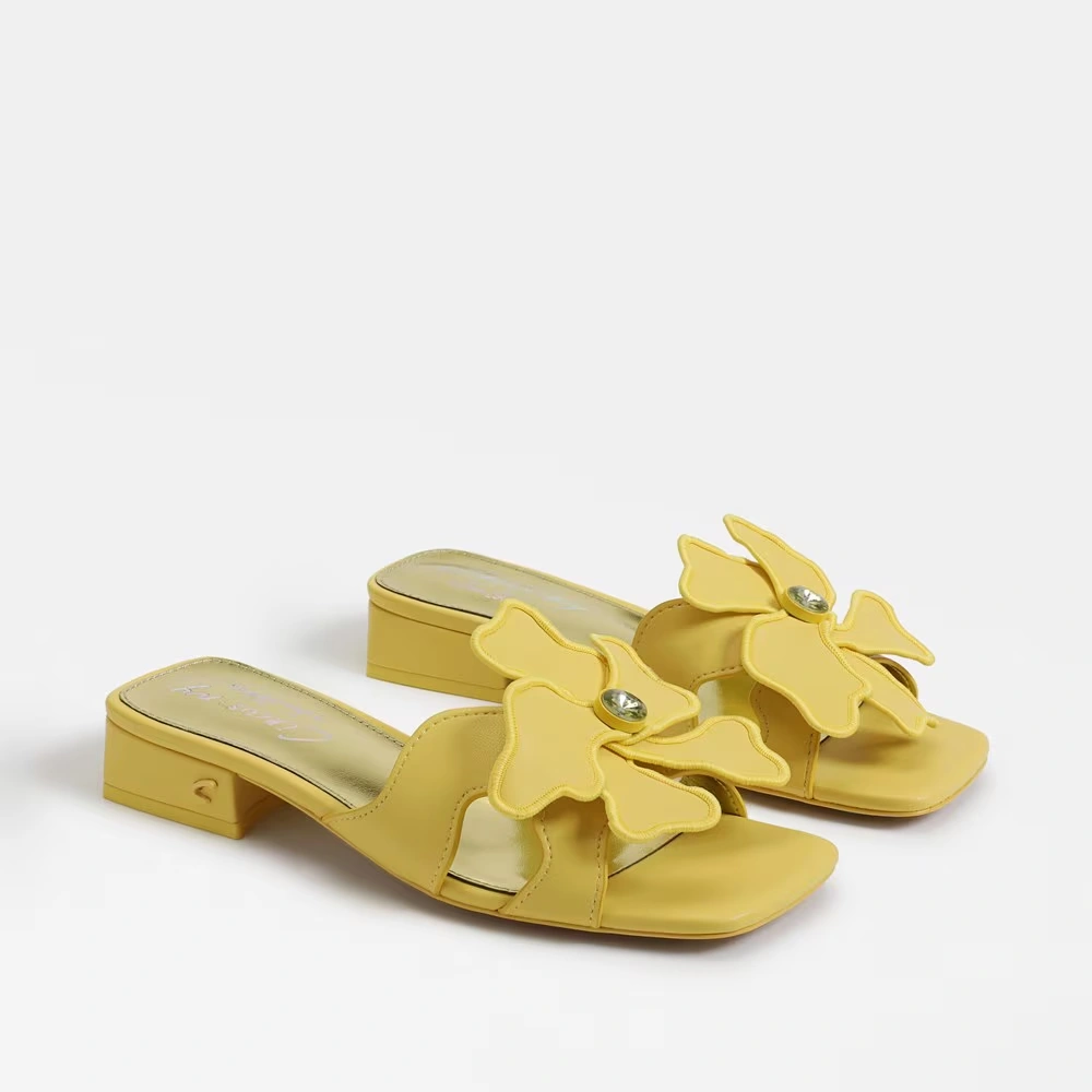 Jolie Slide Sandal Lemon Tart