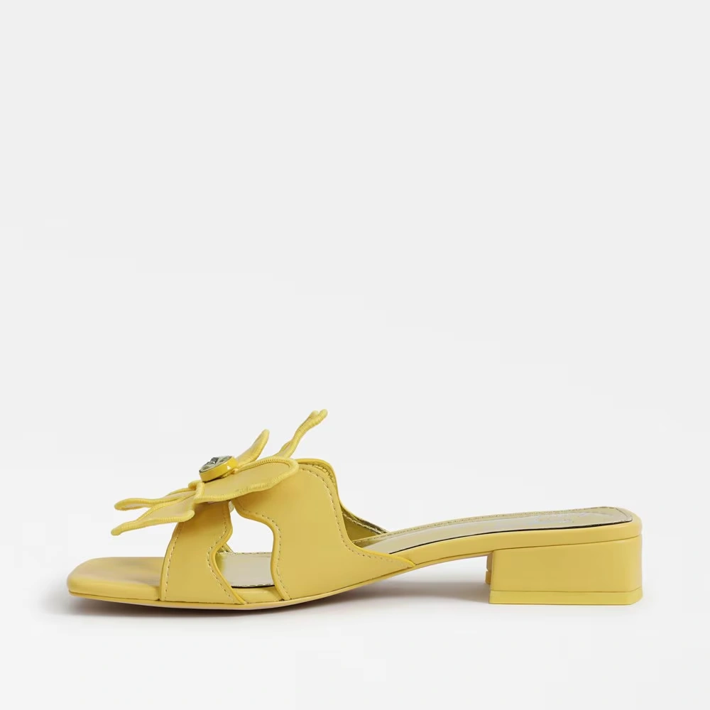 Jolie Slide Sandal Lemon Tart