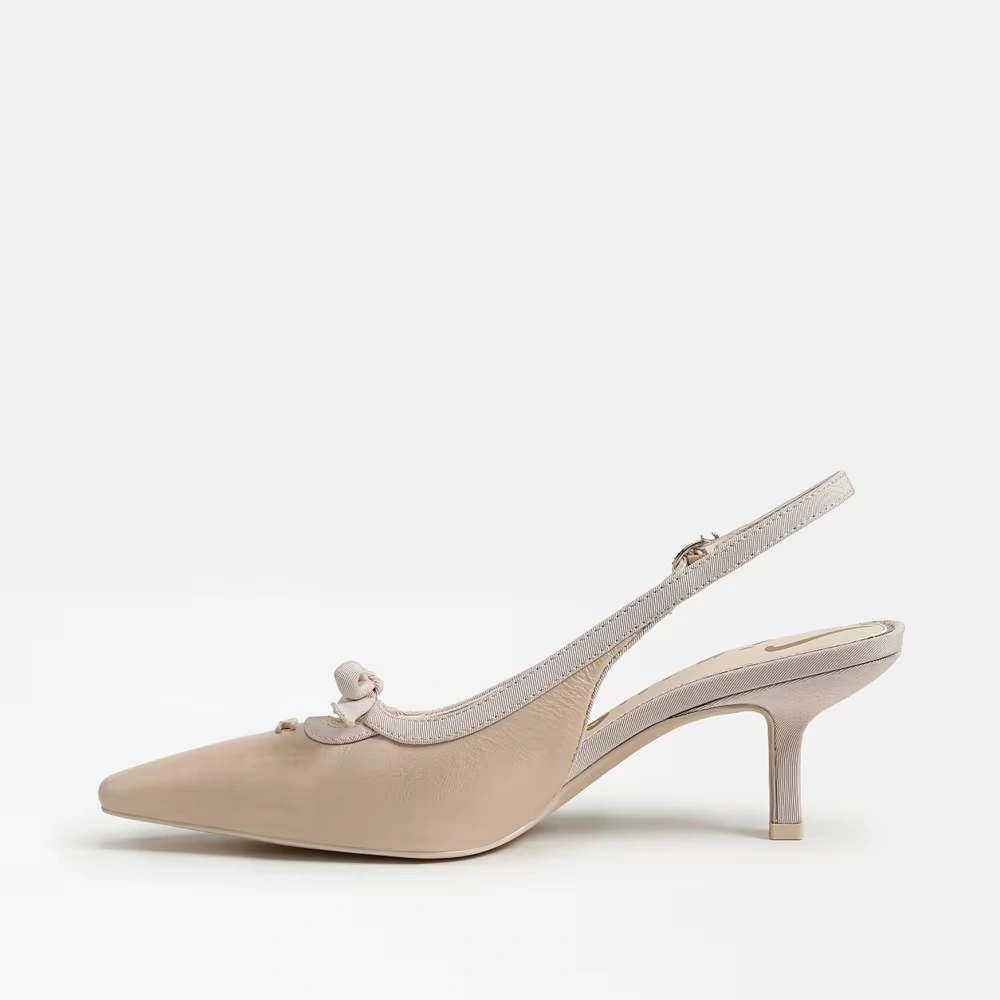 Cassidy Slingback Kitten Heel Vanilla Bean Patent Leather 4 Cassidy Slingback Kitten Heel Vanilla Bean Patent Leather