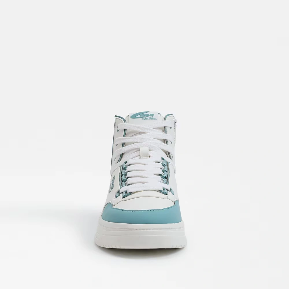 Irving High Top Sneaker Bright White/Blue Crush 3 Irving High Top Sneaker Bright White/Blue Crush