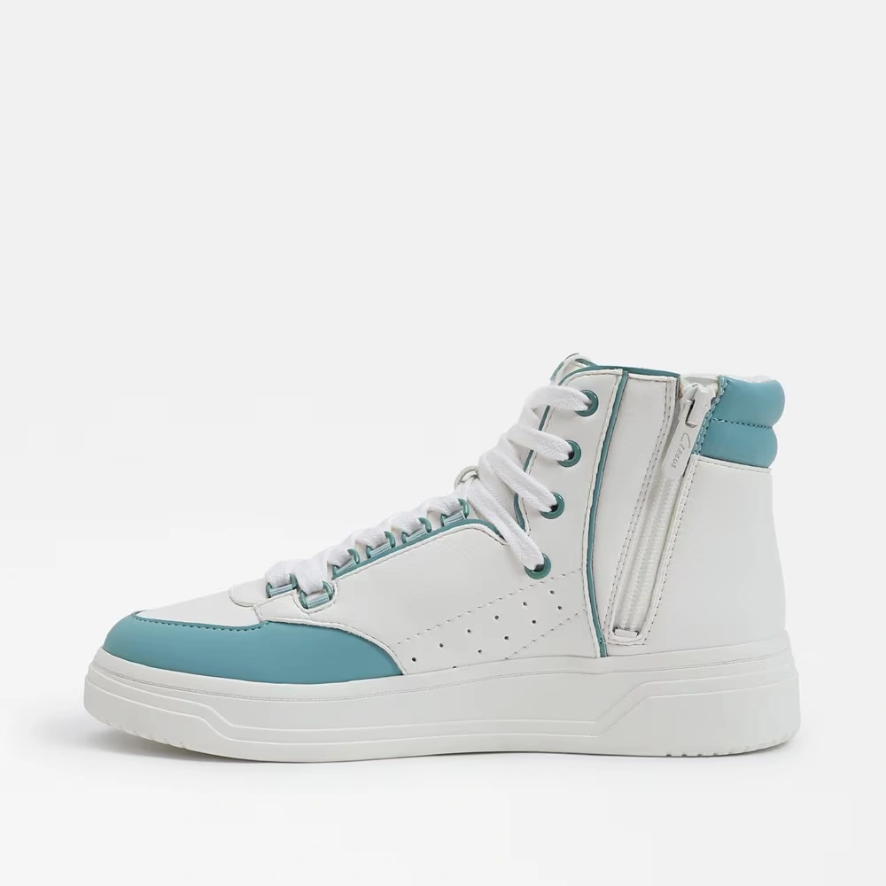 Irving High Top Sneaker Bright White/Blue Crush 4 Irving High Top Sneaker Bright White/Blue Crush