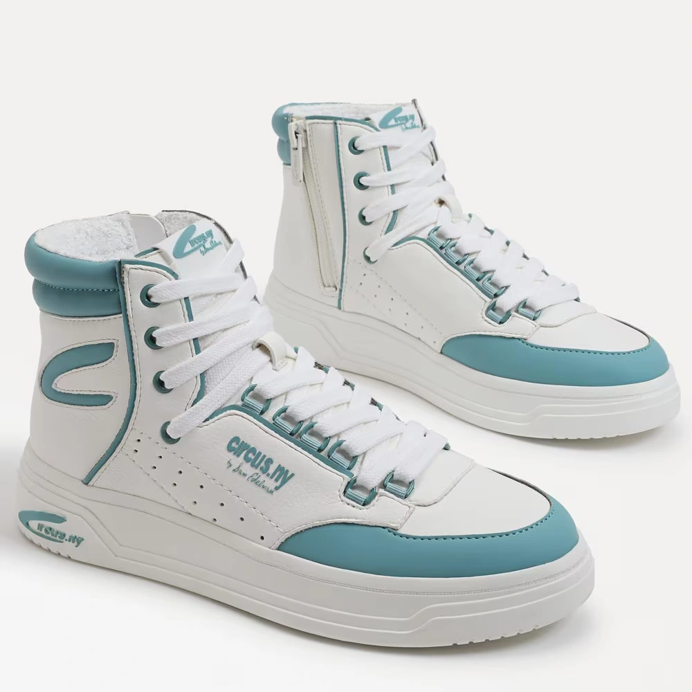 Irving High Top Sneaker Bright White/Blue Crush 7 Irving High Top Sneaker Bright White/Blue Crush