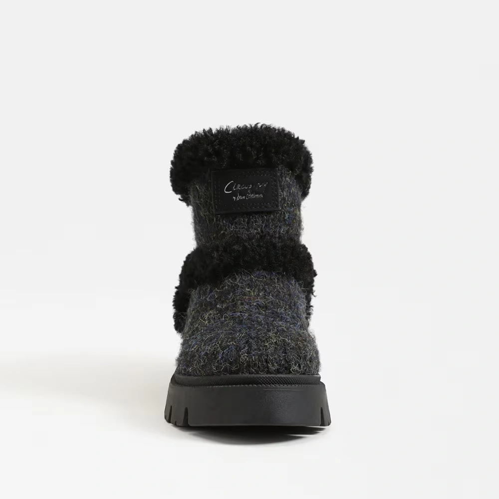 Clare Cozy Bootie Black Multi 3 Clare Cozy Bootie Black Multi