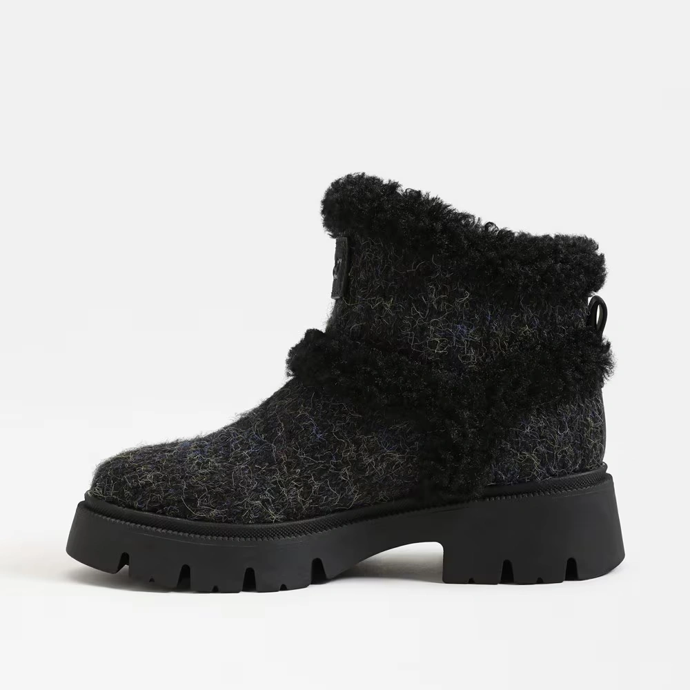 Clare Cozy Bootie Black Multi 4 Clare Cozy Bootie Black Multi