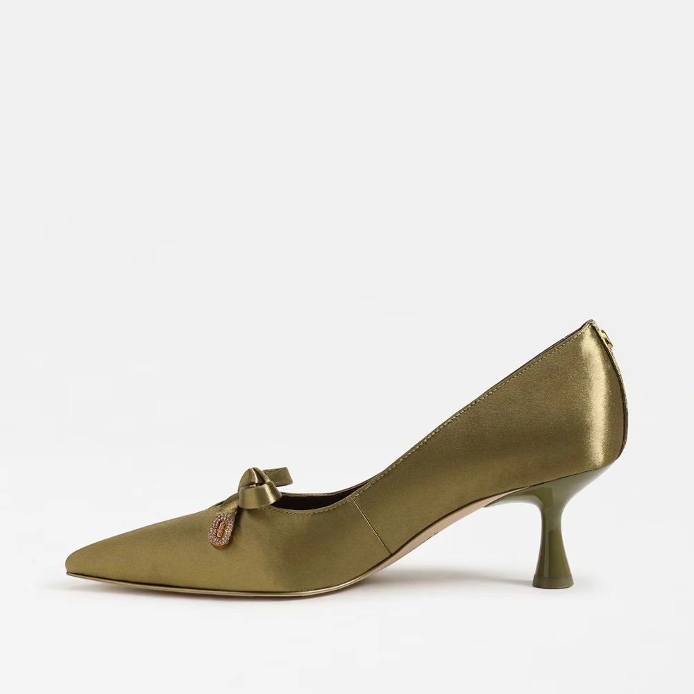 Fleur Kitten Heel Dark Cactus 4 Fleur Kitten Heel Dark Cactus