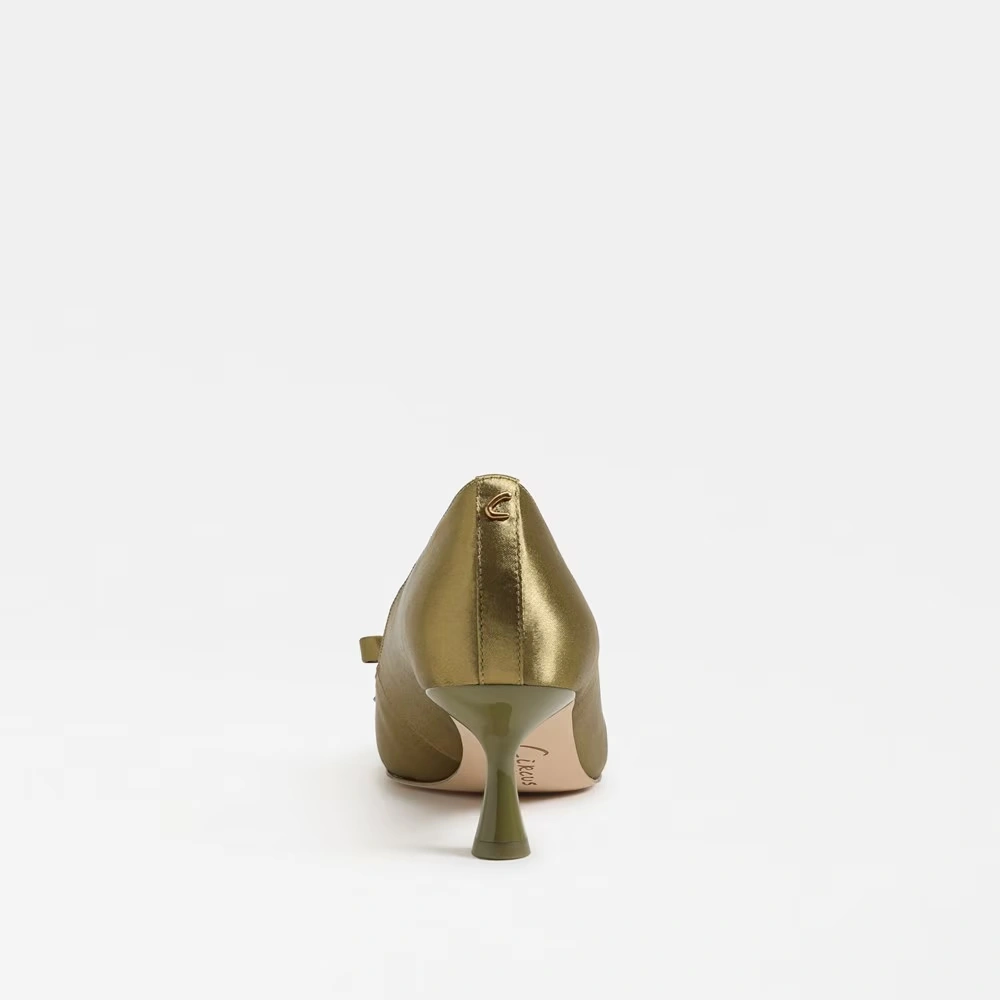 Fleur Kitten Heel Dark Cactus 5 Fleur Kitten Heel Dark Cactus