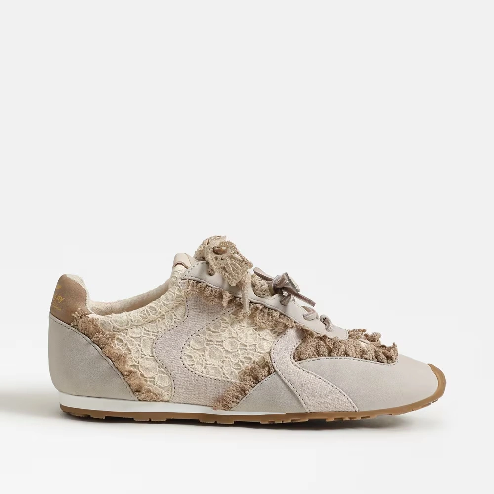 Nash Lace Up Sneaker Vanilla Bean Linen