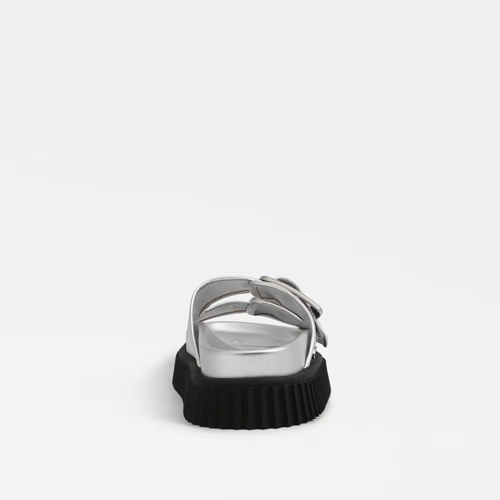 Cris Platform Slide Sandal Soft Silver 5 Cris Platform Slide Sandal Soft Silver