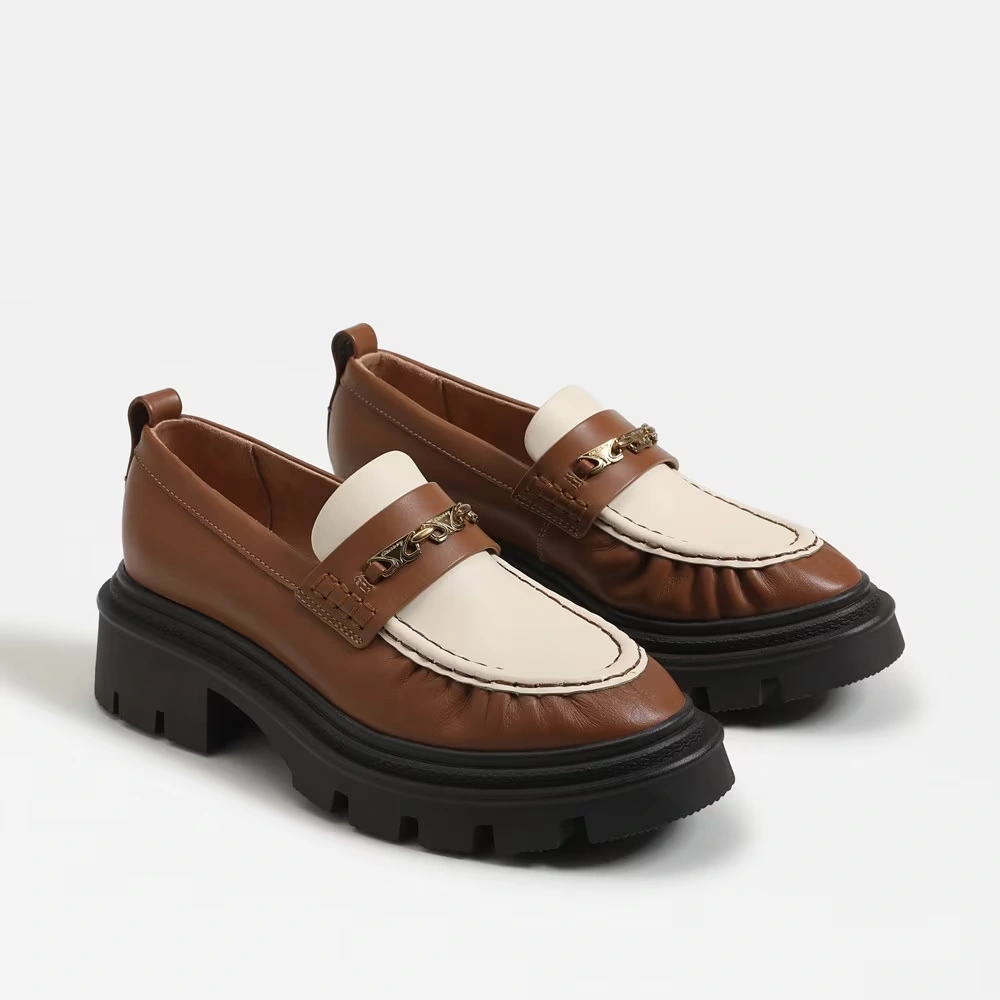 Pierre Platform Loafer Spiced Cognac