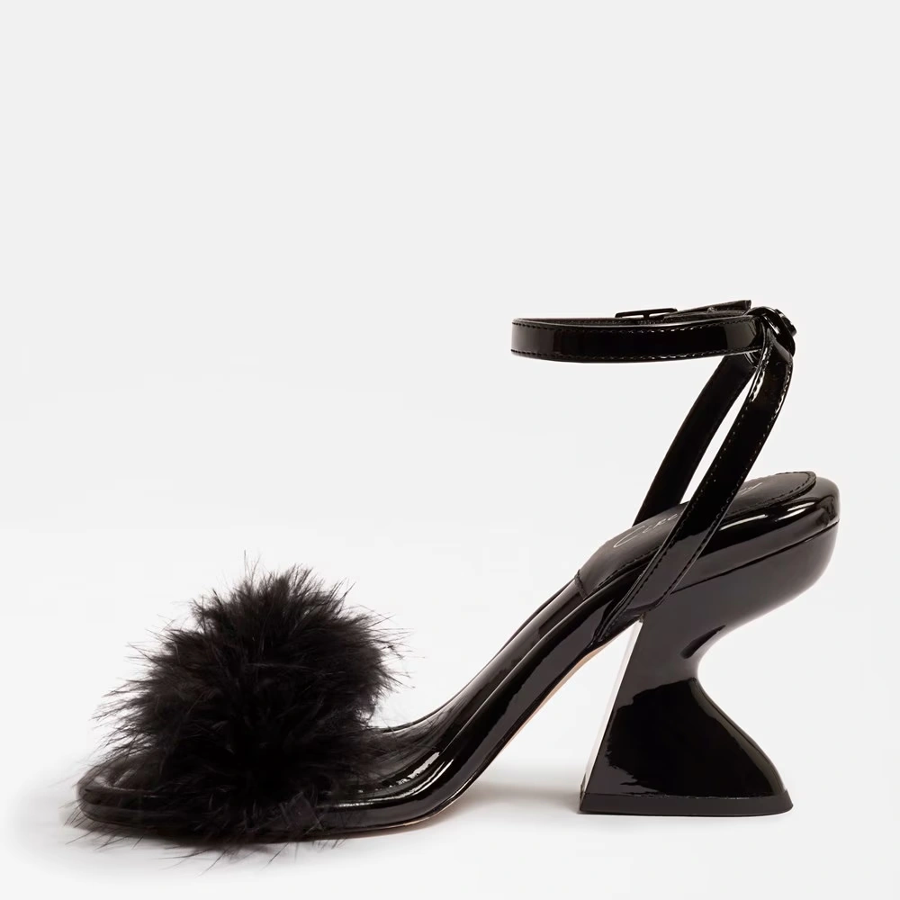 Brenna Feather Heel Black Patent 4 Brenna Feather Heel Black Patent