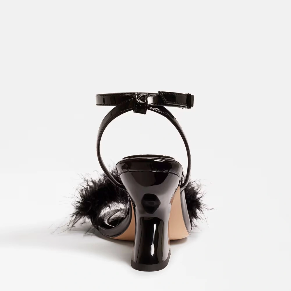 Brenna Feather Heel Black Patent 5 Brenna Feather Heel Black Patent