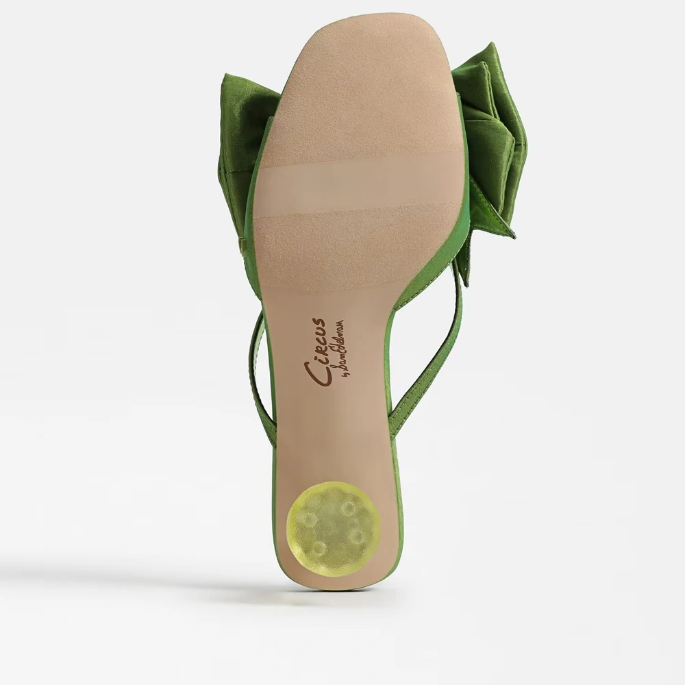 Natalina Kitten Heel Mule Key Lime 6 Natalina Kitten Heel Mule Key Lime