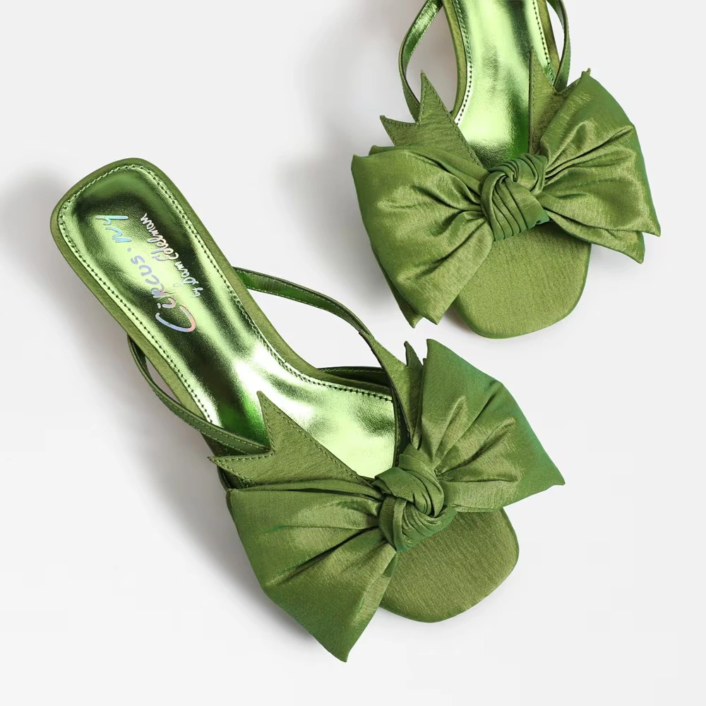 Natalina Kitten Heel Mule Key Lime 7 Natalina Kitten Heel Mule Key Lime