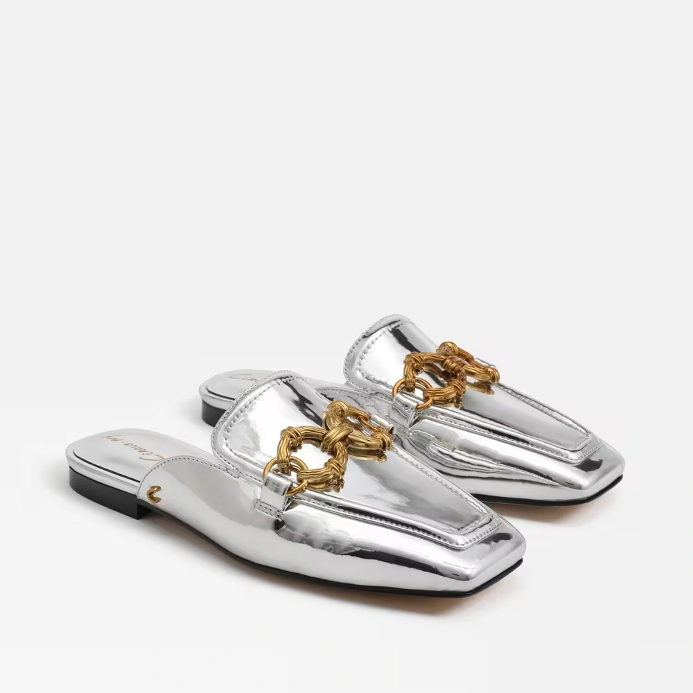 Taryn Mules Soft Silver