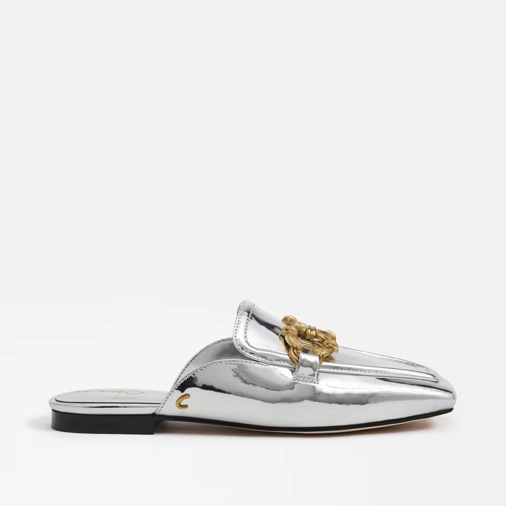 Taryn Mules Soft Silver