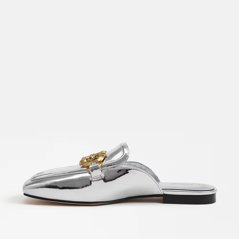 Taryn Mules Soft Silver 4 Taryn Mules Soft Silver