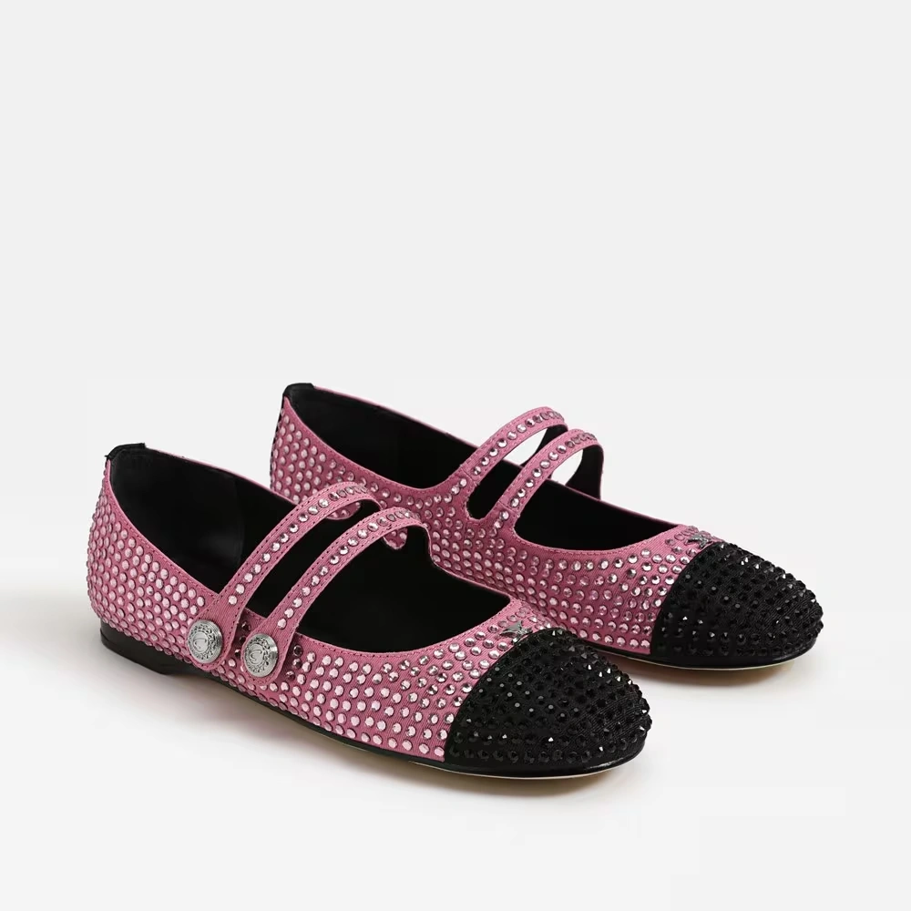 Zoey Cap Toe Mary Jane Pink Confetti/ Black