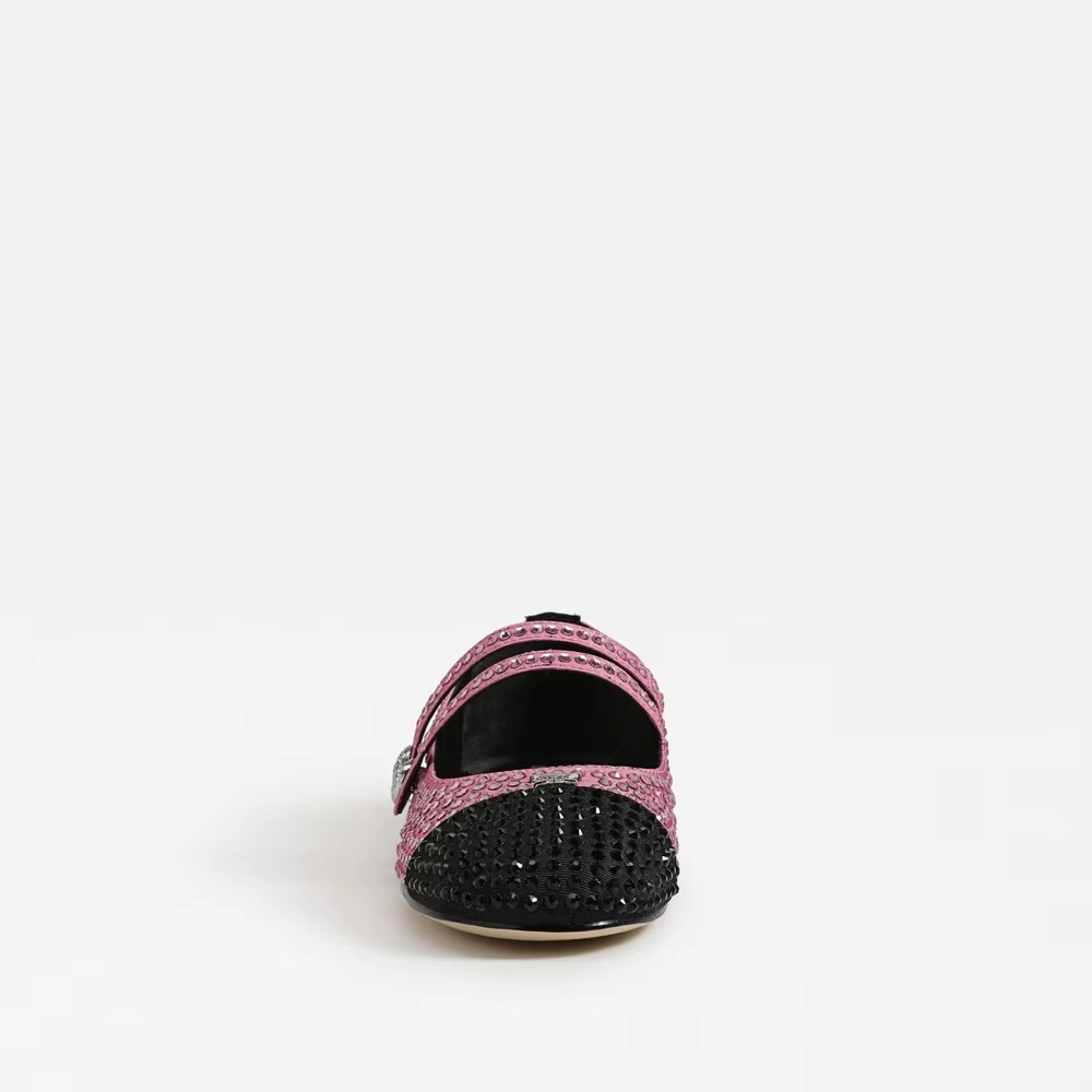 Zoey Cap Toe Mary Jane Pink Confetti/ Black 3 Zoey Cap Toe Mary Jane Pink Confetti/ Black