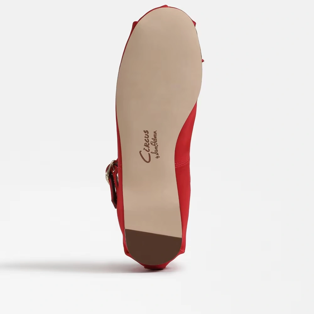 Zuri Strap Ballet Flat Red Poppy 6 Zuri Strap Ballet Flat Red Poppy