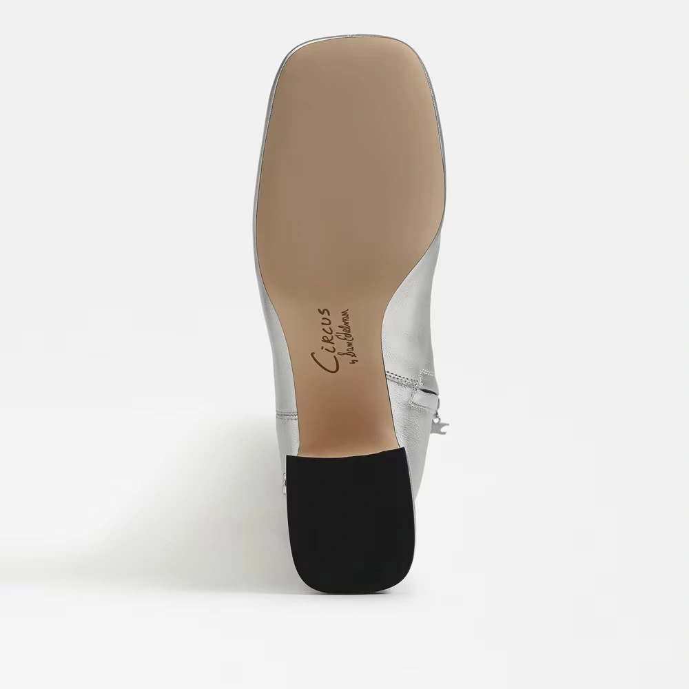 Oaklyn Knee High Boot Soft Silver Leather 6 Oaklyn Knee High Boot Soft Silver Leather